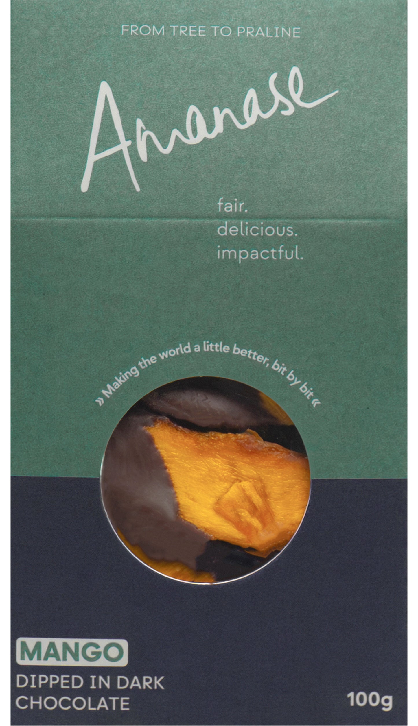 MANGO dipped in dark chocolate