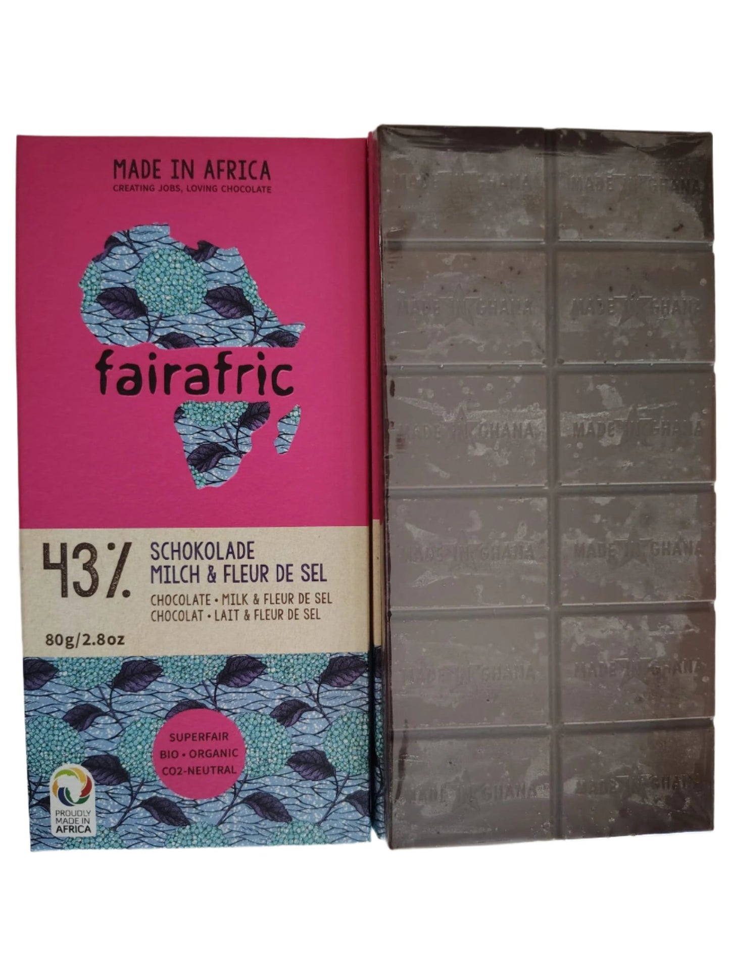 43% CHOCOLATE WITH MILK & SEA SALT