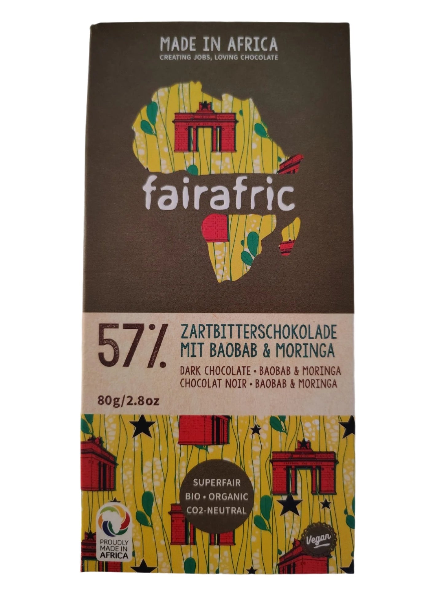 57% DARK CHOCOLATE WITH BAOBAB & MORINGA