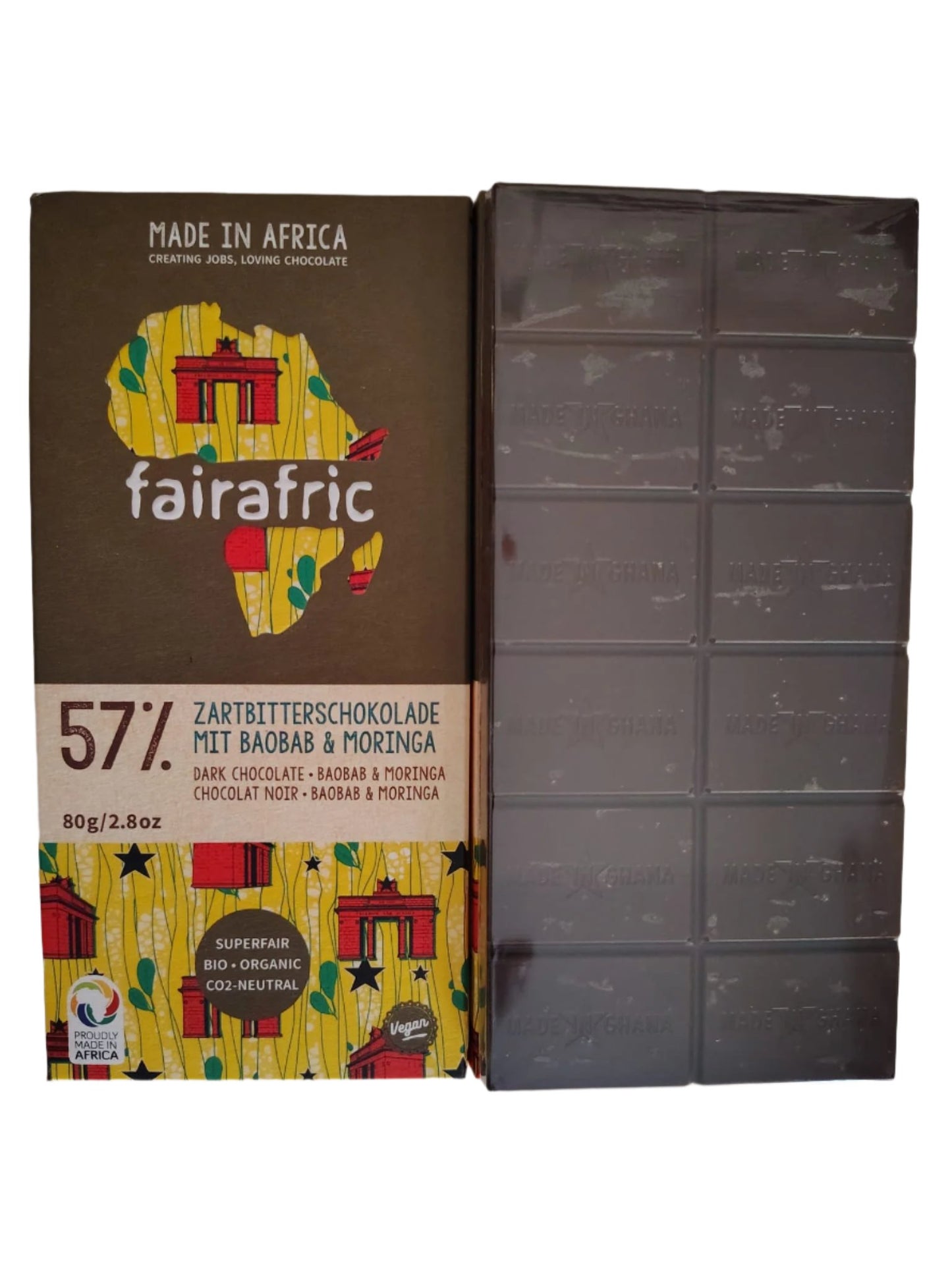 57% DARK CHOCOLATE WITH BAOBAB & MORINGA