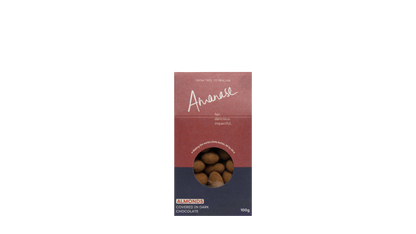 ALMONDS covered in dark chocolate