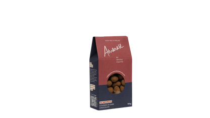 ALMONDS covered in dark chocolate