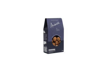 HAZELNUTS covered in dark chocolate